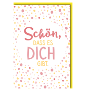 Allgemeine Karte mit Spruch