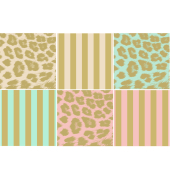 Motivserviette Go Wild 33x33 sortiert