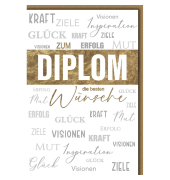 Gl&uuml;ckwunschkarte z. Diplom