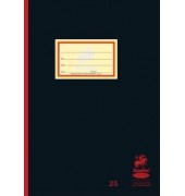 Schulheft 734012225 Style, Lineatur 25 / liniert, A4, 90g, schwarz, 20 Blatt / 40 Seiten