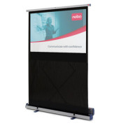 Mobile Leinwand 16zu10 mattweiß 212cm diagonale