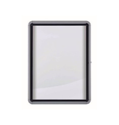 Schaukasten Premium Plus 1902579, 8xA4 (A1), grau, magnetisch