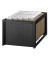 Hängemappenbox H61100 schwarz bis 40 Mappen befüllt mit 25 Mappen stapelbar