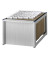 Hängemappenbox H61100 lichtgrau bis 40 Mappen befüllt mit 25 Mappen stapelbar