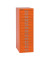 Schubladenschrank MultiDrawer™ 39er Serie L3915103, Stahl, 15 Schubladen (Vollauszug), A4, 27,9 x 86 x 38 cm, orange