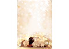 Bild der Kategorie Weihnachtspapier beige/gold