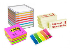Notizzettel in allen Farben & Formen