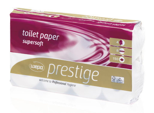 WEPA Toilettenpapier 041770 Prestige, 72 Rollen