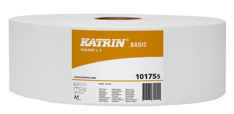 Katrin Toilettenpapier Gigant Basic L2 101755 2-lagig 6 Rollen