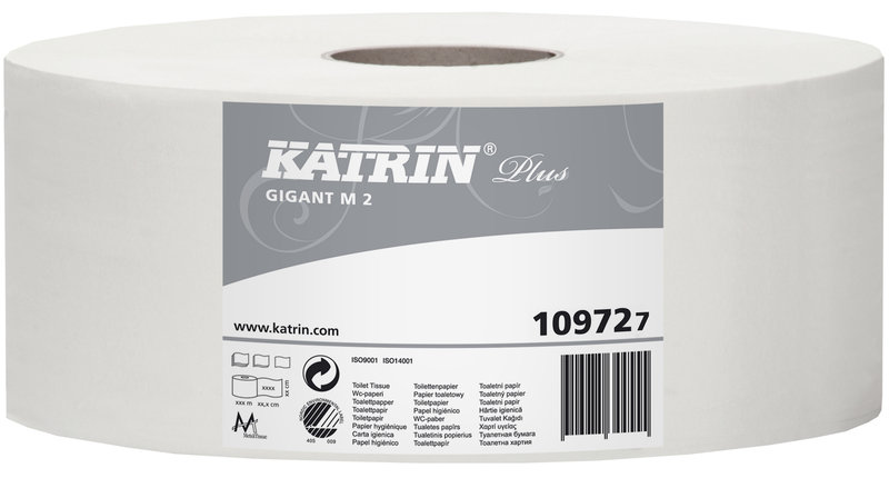 Katrin Toilettenpapier Gigant Plus M2 109727 2-lagig 6 Rollen