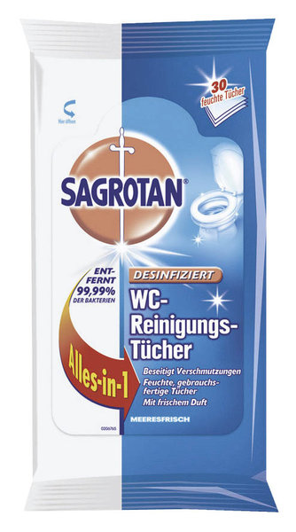 Sagrotan WC-Reinigungstücher 0206765