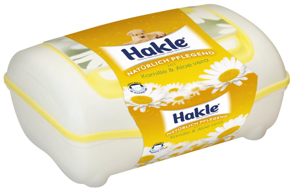 HAKLE feuchtes Toilettenpapier 45231 Kamille Nachfüller 42 Tücher