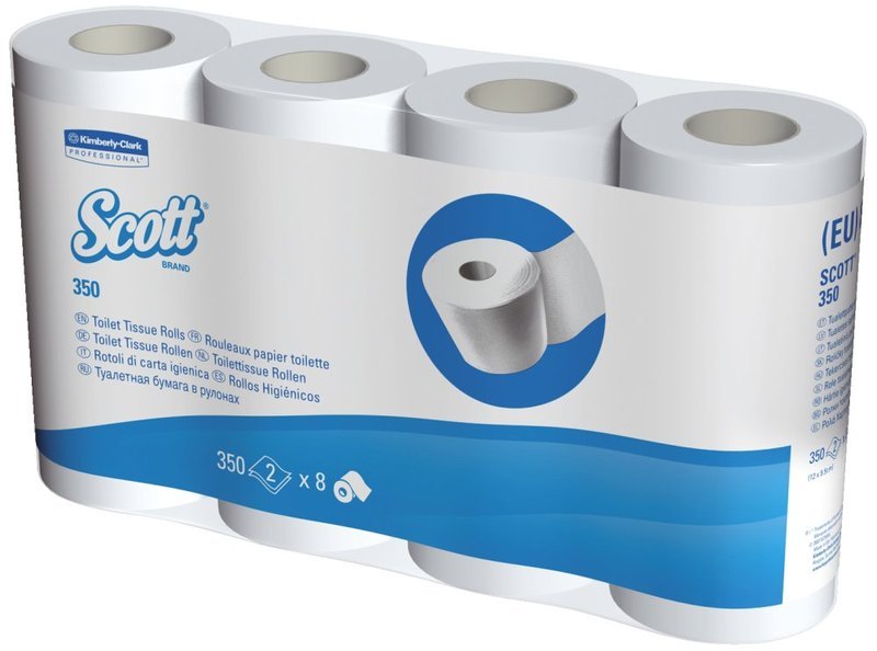 Papier 3 lagig a Kleenex 60 Rollen Toilettenpapier Klopapier WC 350 Blatt 