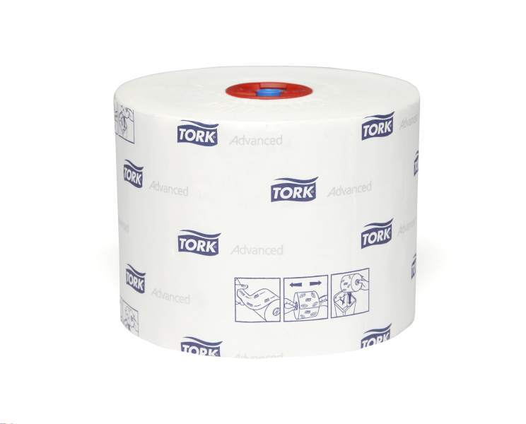 Tork Toilettenpapier Midi, Compact Advanced 127530 T6 2-lagig 27 Rollen