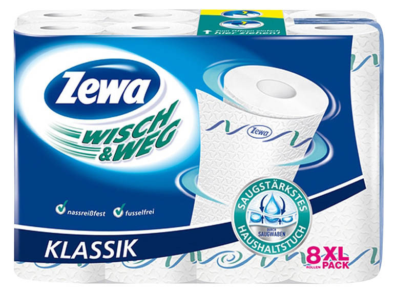 Zewa Küchenrollen WISCH & WEG Klassik XL Pack