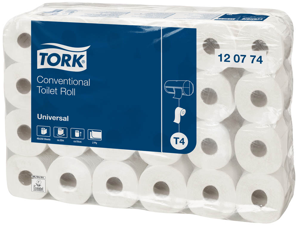 Tork Toilettenpapier 120774 Universal, T4, 48 Rollen