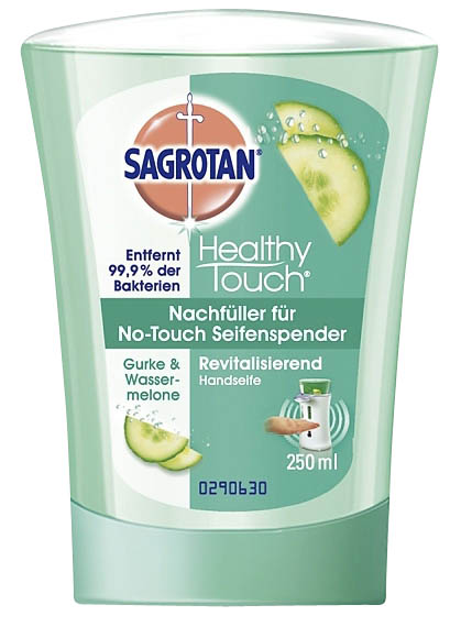 Sagrotan Handseife No-Touch Nachfüllpack Gurke & Wassermelone