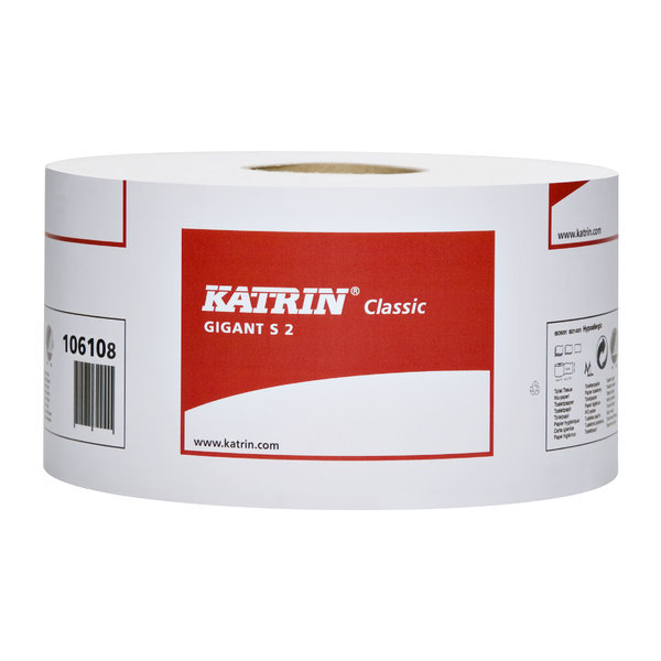 Katrin Toilettenpapier Gigant Classic S2 106108 2-lagig 12 Rollen