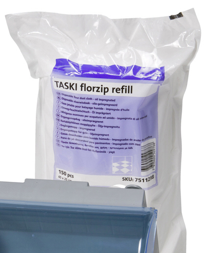 Taski 150 Wischtücher Florzip Nachfüllpackung für Lamello