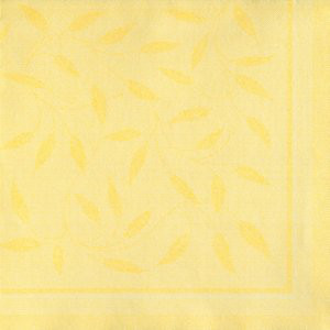 Papstar Servietten Royal Collection Mediterran gelb 40x40cm