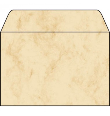 Briefhülle marmoriert beige C6