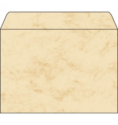 Briefkuvert marmoriert beige C5