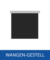 Tischgestell mit Wangen (Wangenschreibtisch)