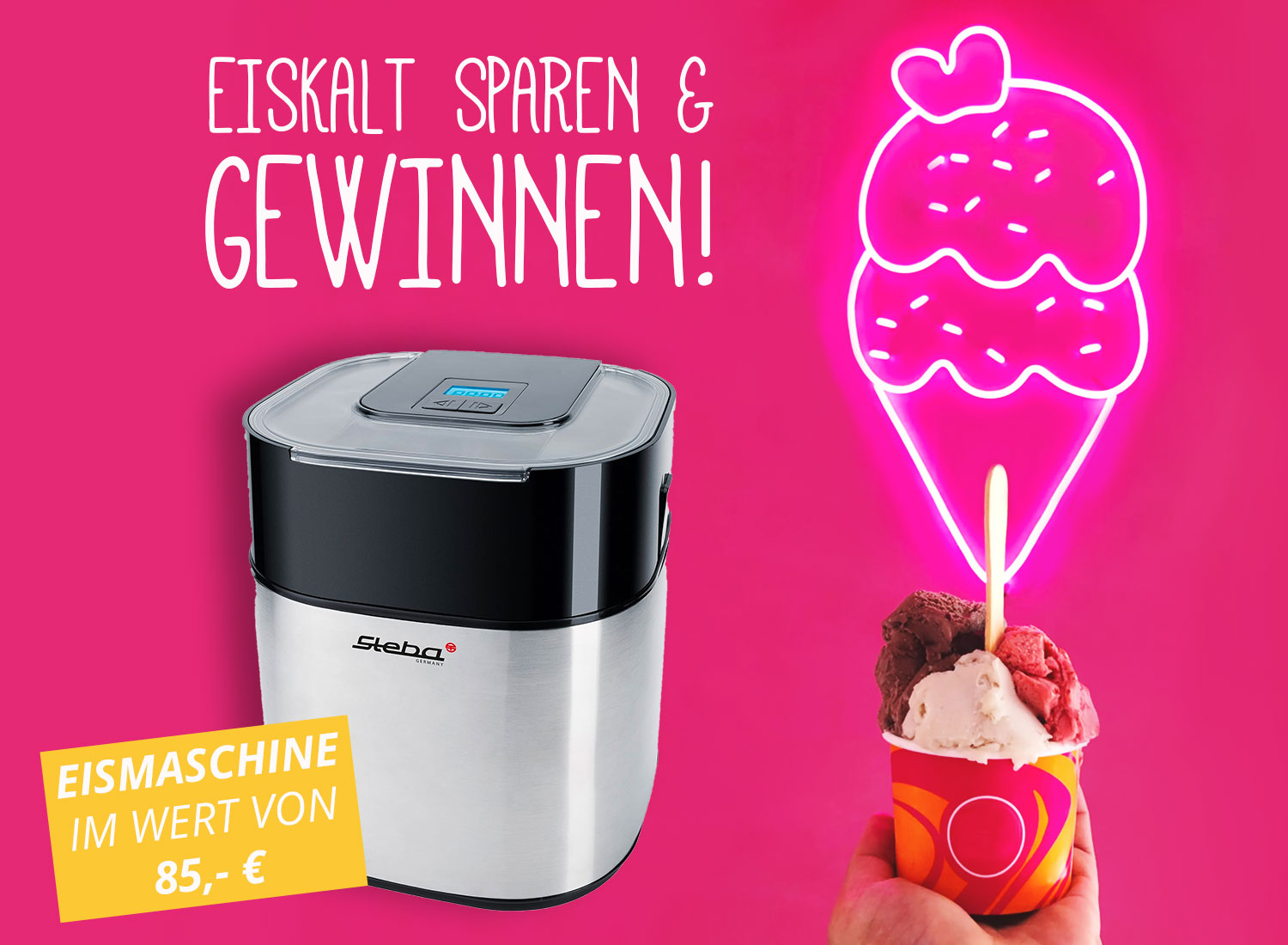 Eismaschine 2020 Gewinnspiel