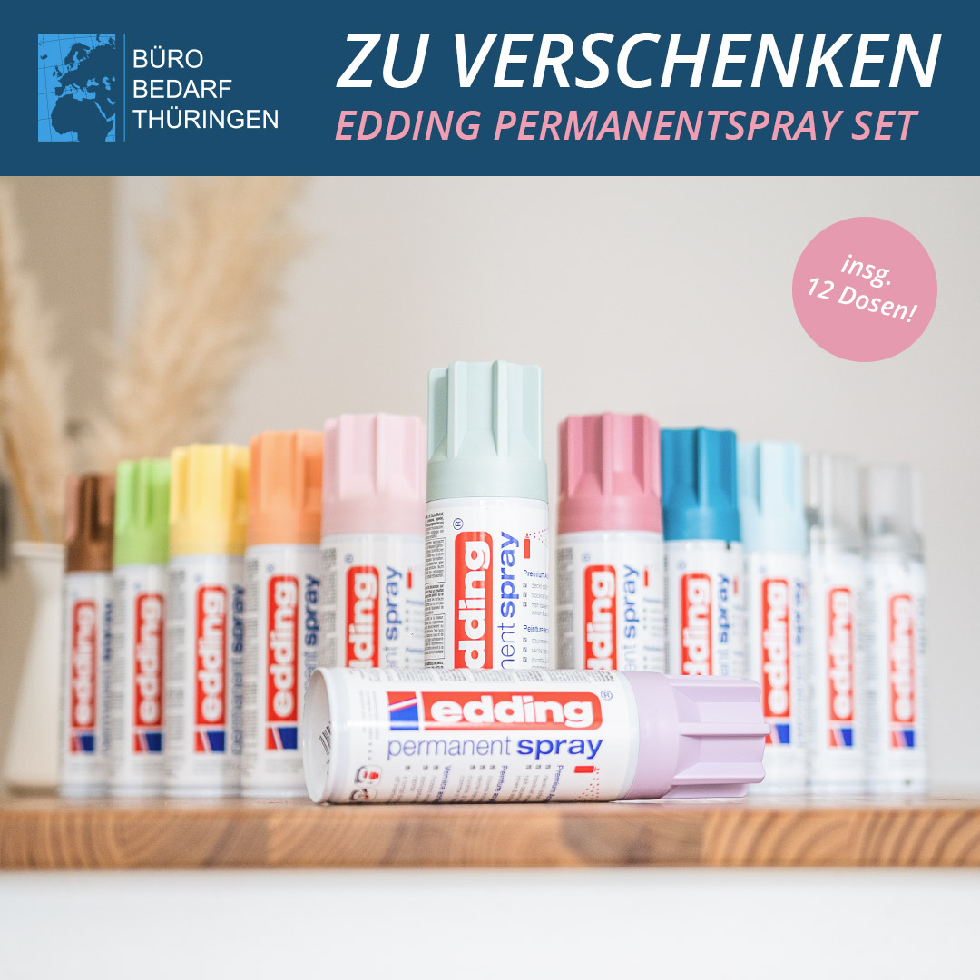 Geschenk edding Permantspray Geschenkverlosung September 2020