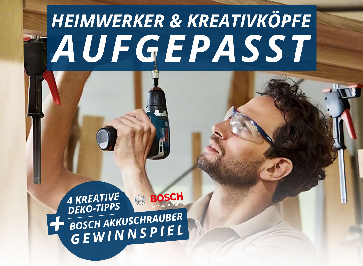 Bosch Akku-Bohrschrauber-Set 2020 Geschenkverlosung