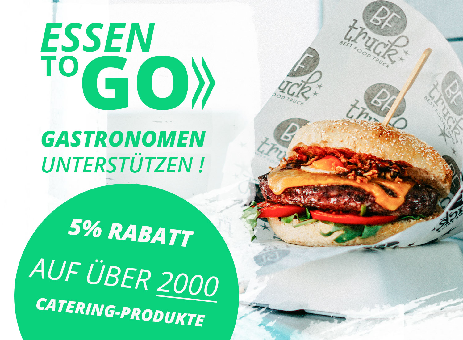 5 % Gutschein für Catering-Produkte