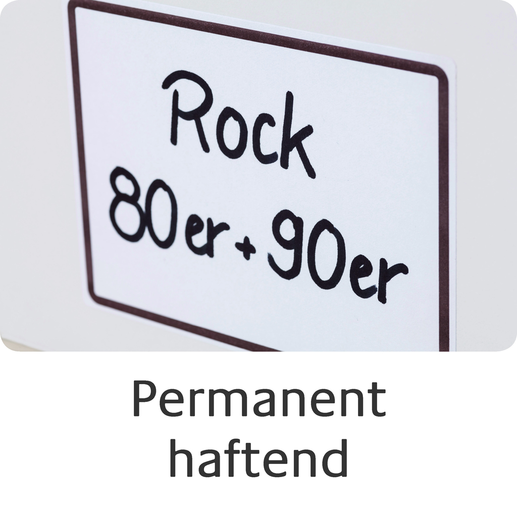 Permanentetikett