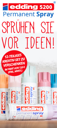 Aktion 'Geschenkverlosung edding Permanentspray'