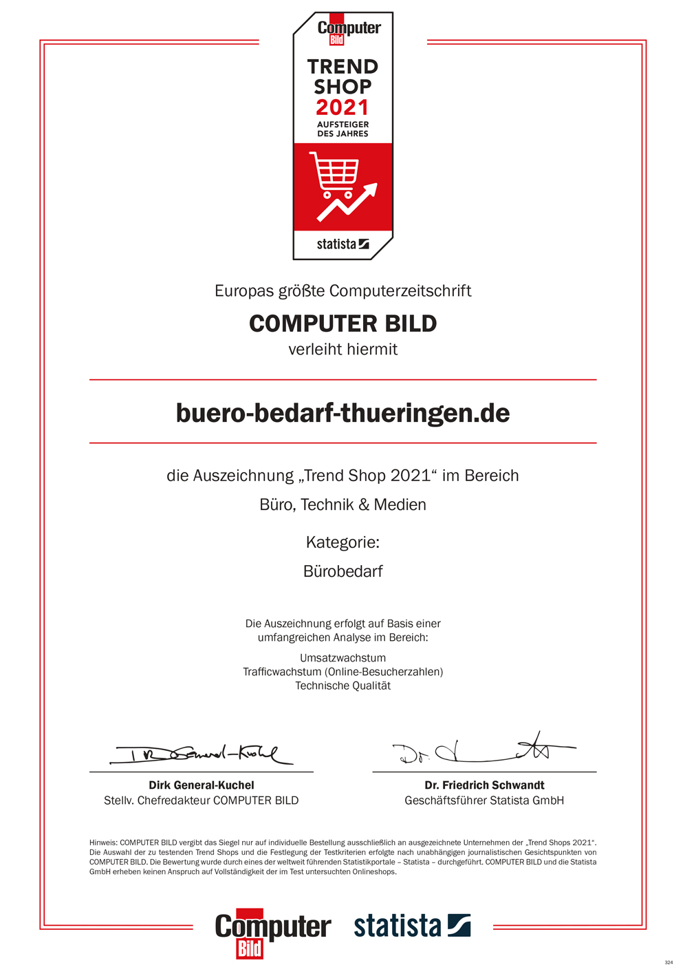 Computer Bild Trendshop 2021 – Büro Bedarf Thüringen