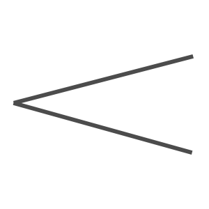 Handtuch mit V-Falz (meist Zickzack-Falz genannt) Icon V-Falz (meist Zickzack-Falz genannt)