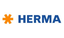HERMA Anlagenummern selbstklebend 2-fach Aufdruck dunkelblau 1000 Stk 