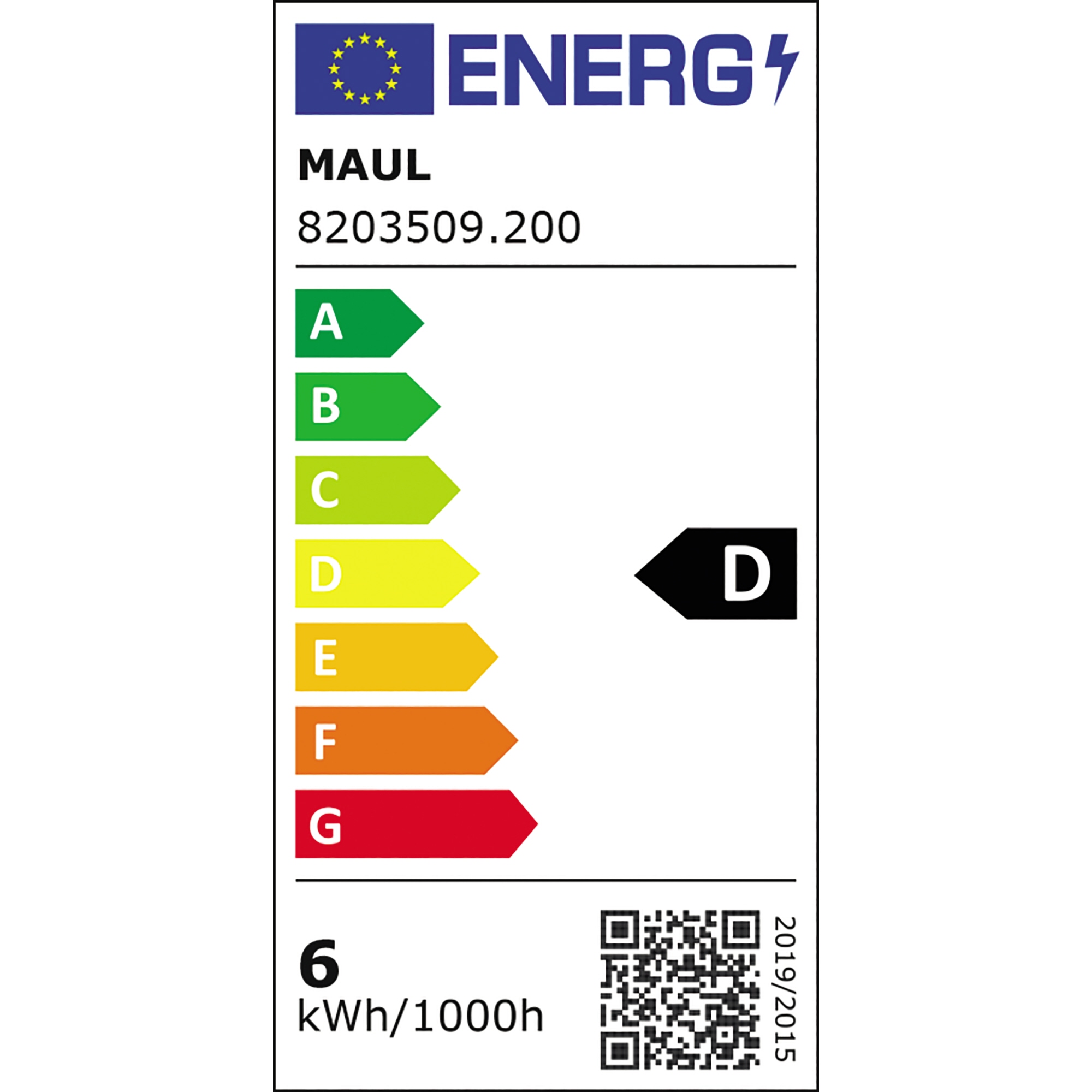 Energieeffizienz Label