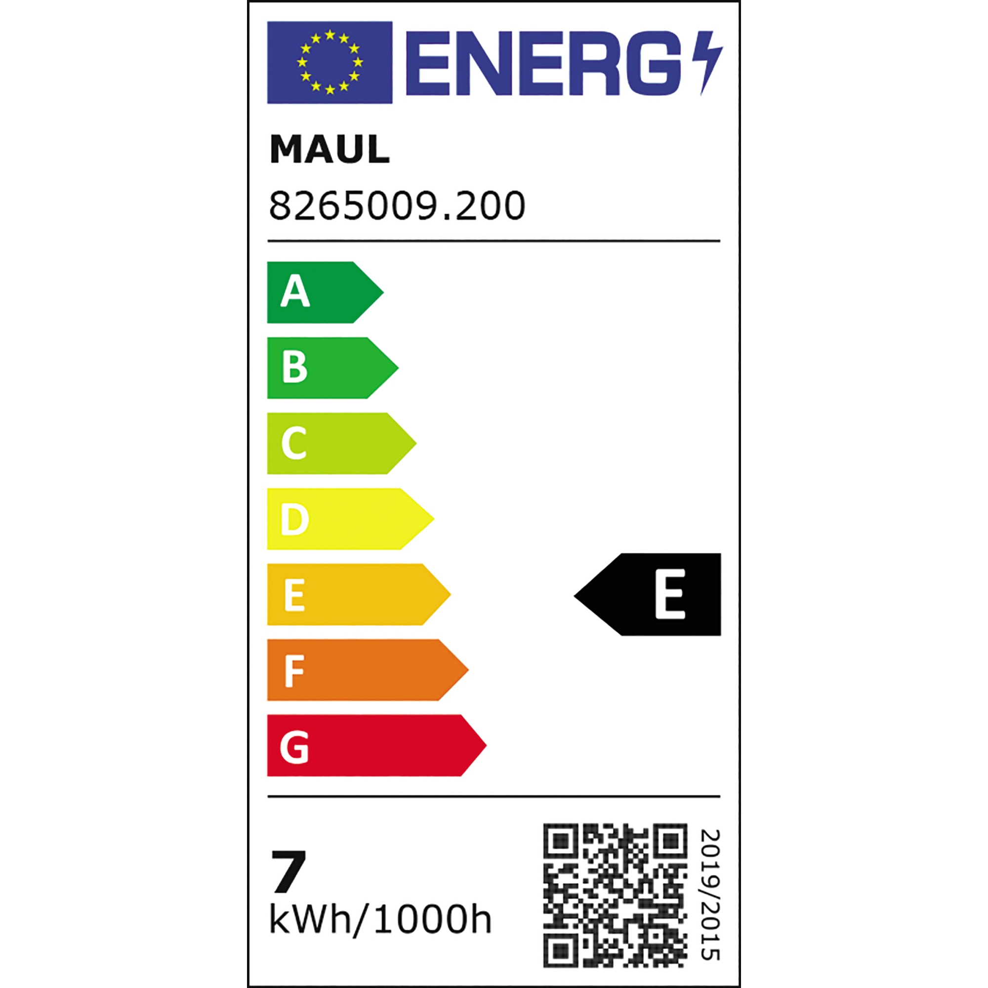 Energieeffizienz Label