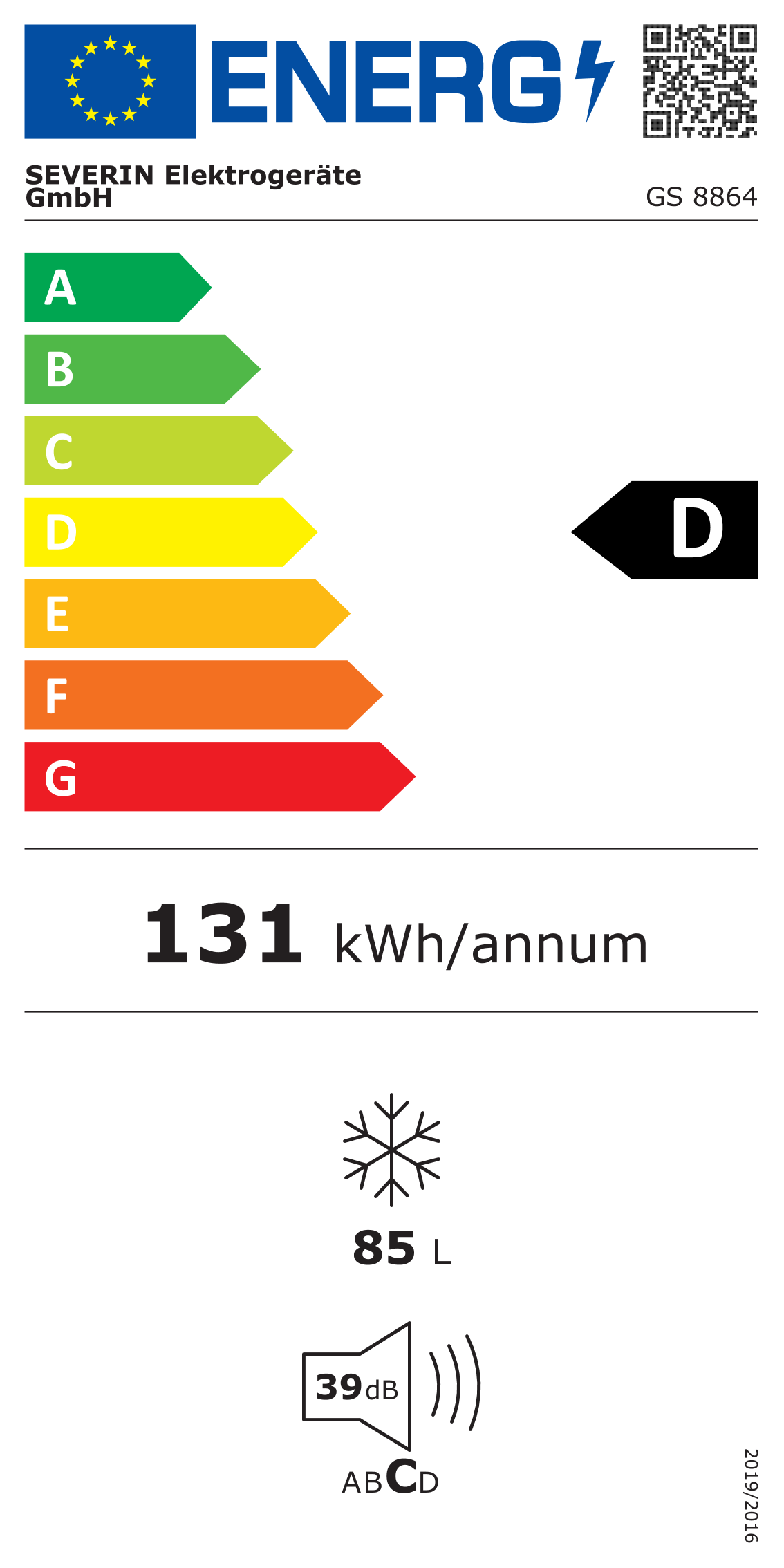 Energieeffizienz Label