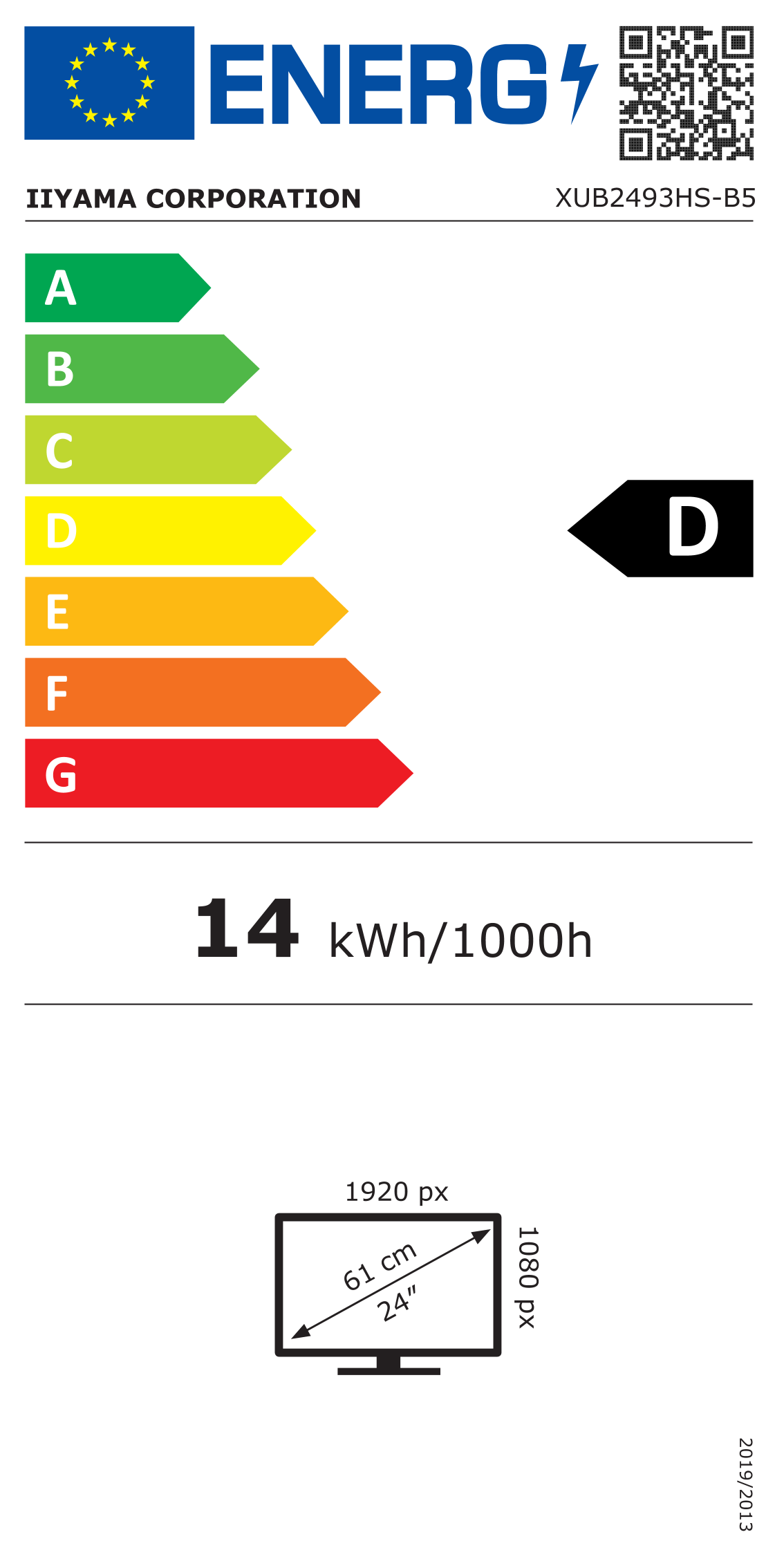 Energieeffizienz Label