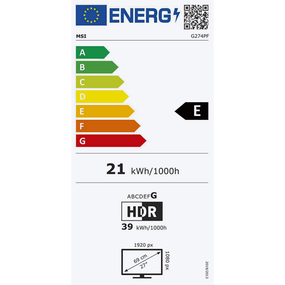 Energieeffizienz Label