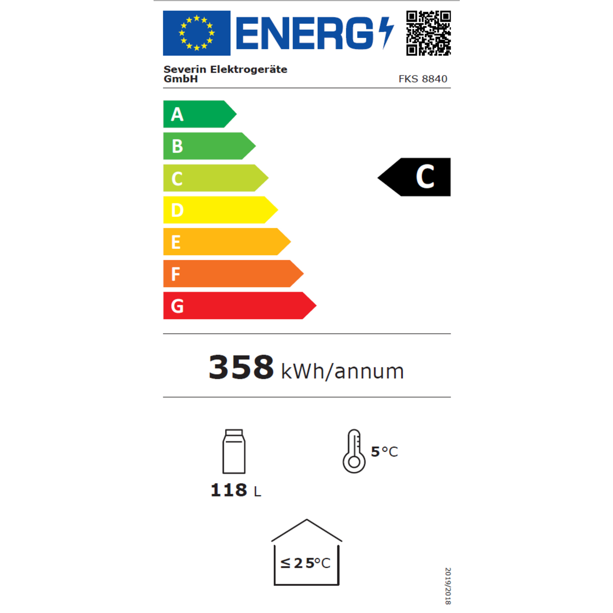 Energieeffizienz Label