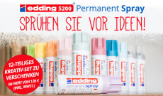 Geschenkverlosung edding Permanentspray