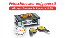 Geschenkverlosung Severin Raclette-Grills