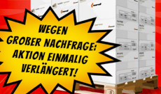 Kopierpapier-Angebote – Paletten bis -20 %