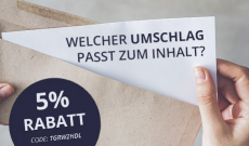 5 % Rabattcode für Versandmaterial + kostenloses Info-Plakat