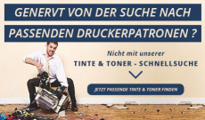 Unser Tinte-Toner-Finder — sofort die richtige Druckerpatrone + Tonerkartusche